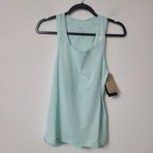 Nike Dri-Fit ADV Aeroswift Running Singlet DM4624-346 Size S Jade Ice